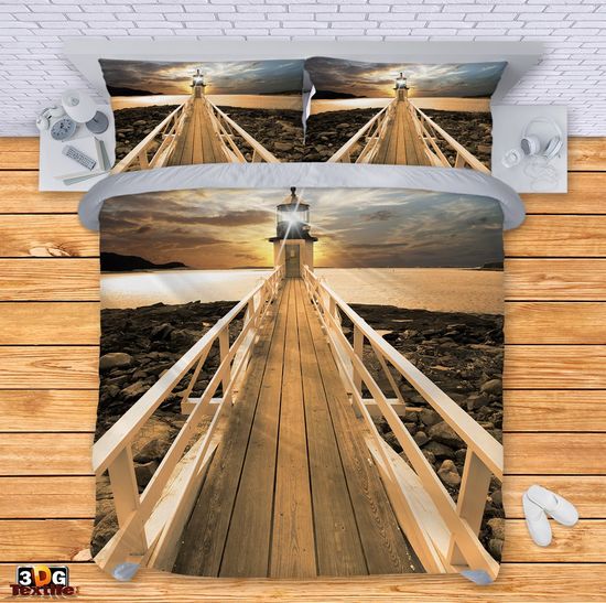 Lenjerie de pat Lighthouse on Bridge