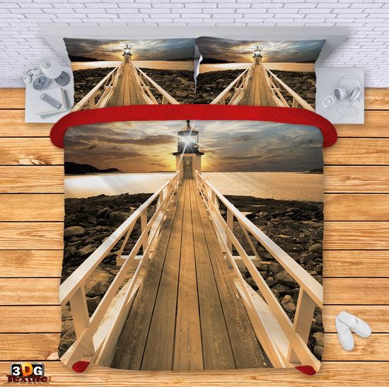 Lenjerie de pat Lighthouse on Bridge