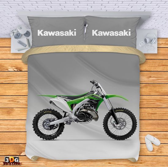 Lenjerie de pat Kawasaki gray 2020