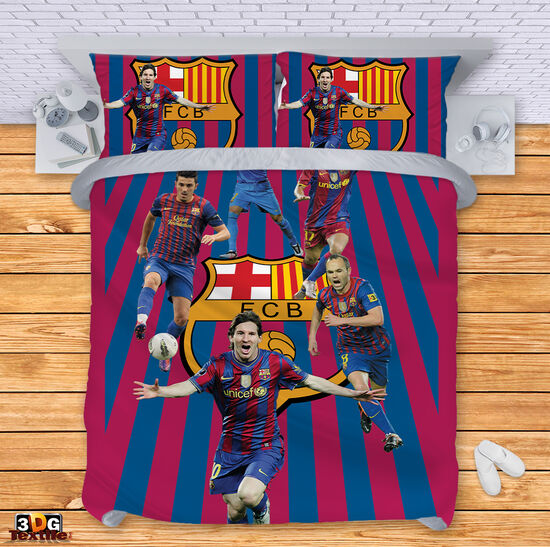 Lenjerie de pat Barcelona players