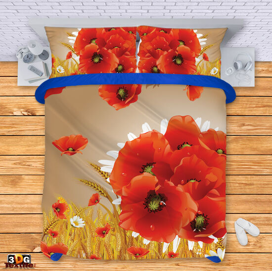 Lenjerie de pat Poppies