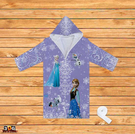Halate Print Frozen in purple