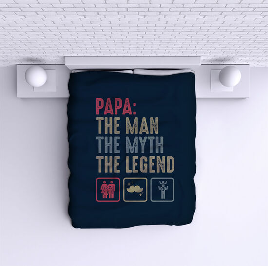 Cuvertură de pat Papa: The myth The legend