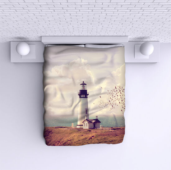 Cuvertură de pat Lighthouse at Sea