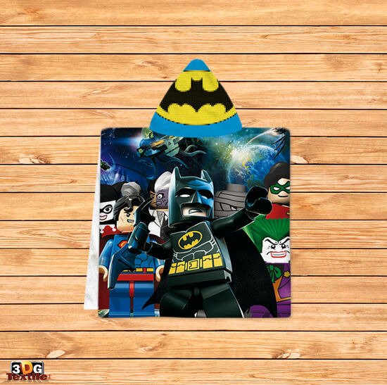 Poncho pentru copii Batman Lego