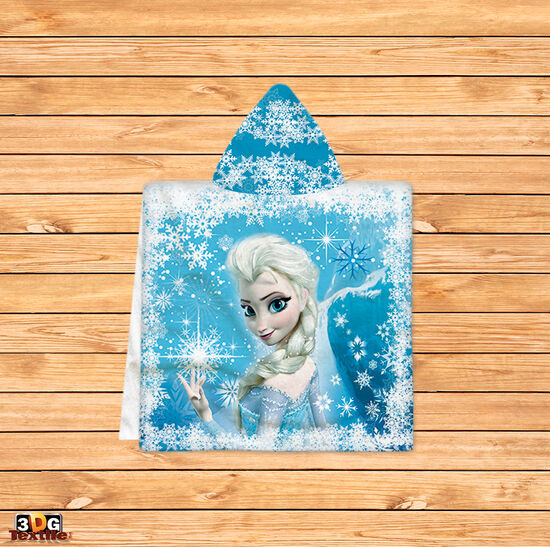 Poncho pentru copii Elsa Frozen