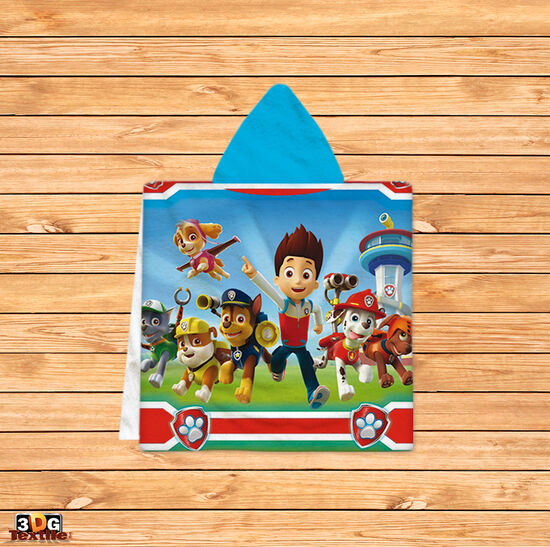 Poncho pentru copii Paw Patrol