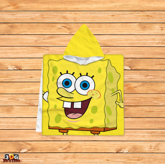 Poncho pentru copii Sponge Bob