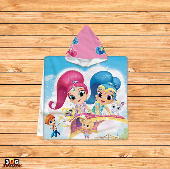 Poncho pentru copii Shimmer and Shine
