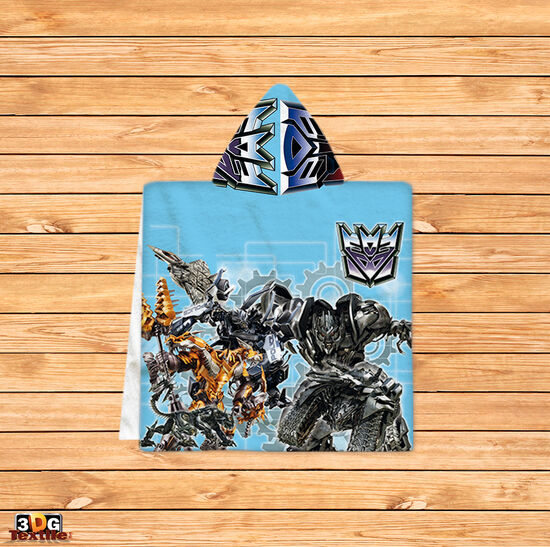 Poncho pentru copii Transformers