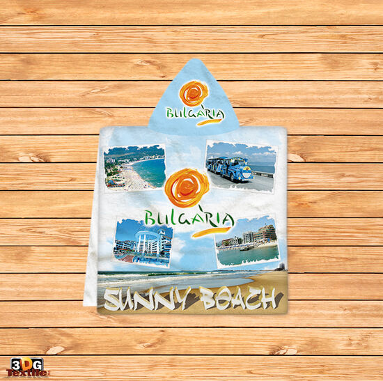 Poncho pentru copii Sunny Beach