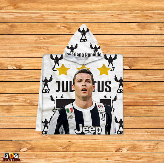Poncho pentru copii Ronaldo Juventus