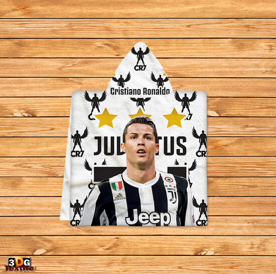 Poncho pentru copii Ronaldo Juventus