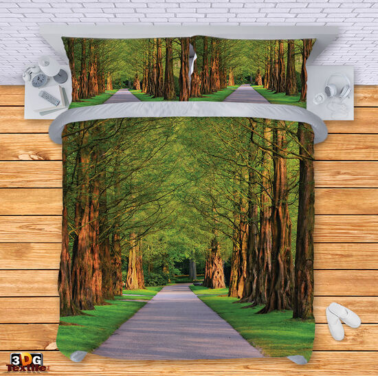 Lenjerie de pat Road in the forest