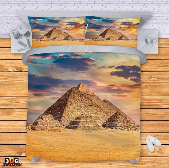 Lenjerie de pat Egypt pyramids