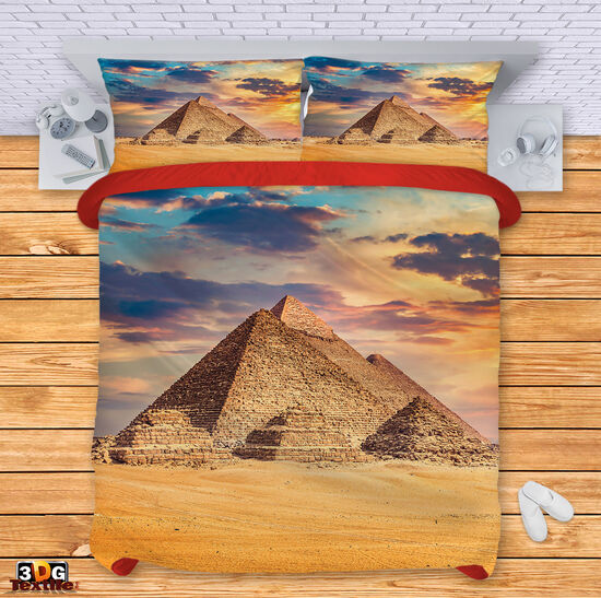Lenjerie de pat Egypt pyramids