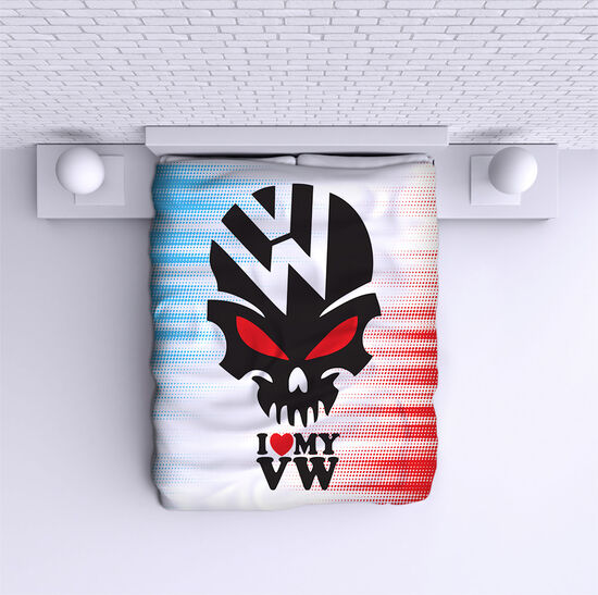 Cuvertură de pat Skull Volkswagen