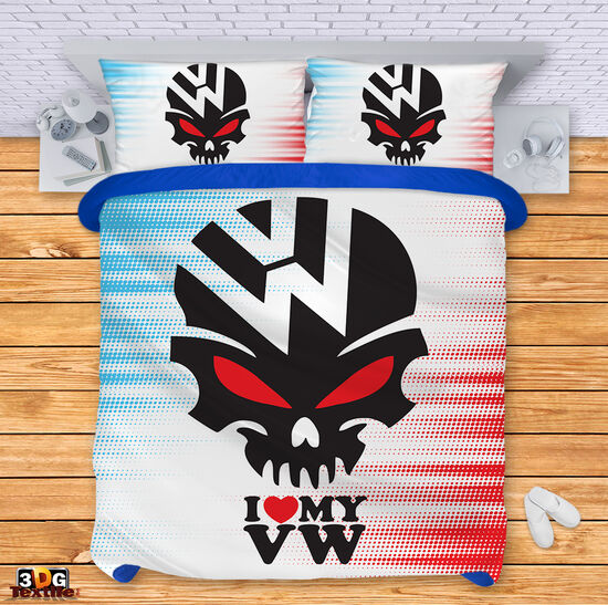 Lenjerie de pat Skull Volkswagen