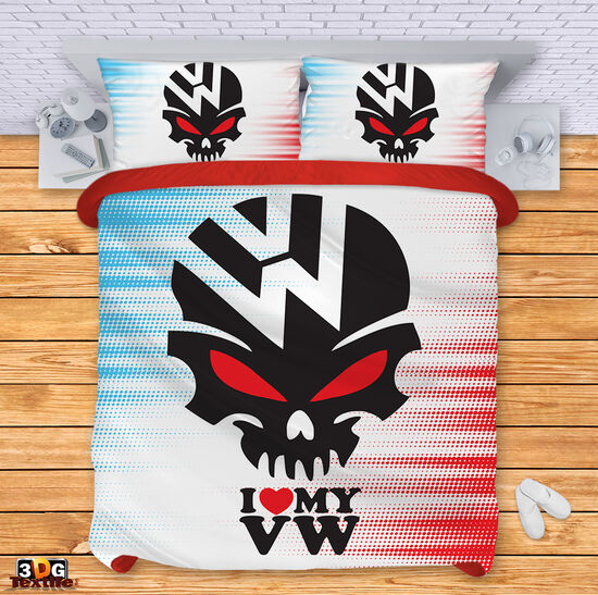 Lenjerie de pat Skull Volkswagen