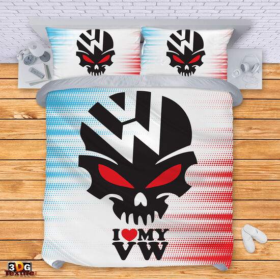 Lenjerie de pat Skull Volkswagen