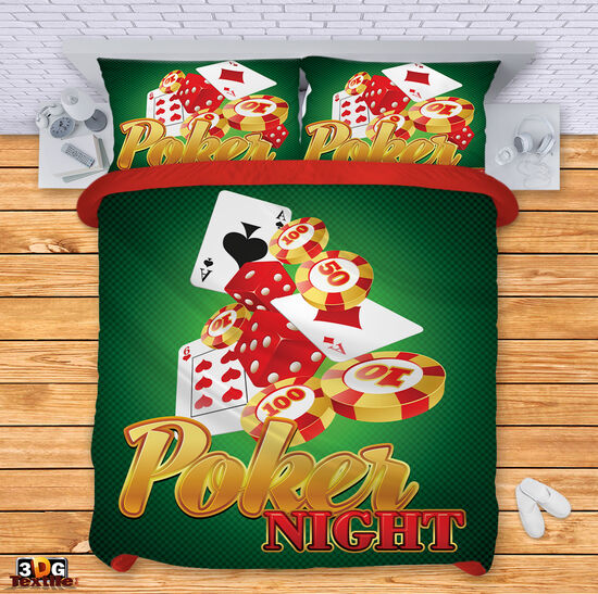 Lenjerie de pat Poker night