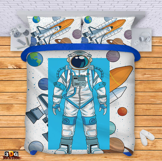 Lenjerie de pat Astronaut