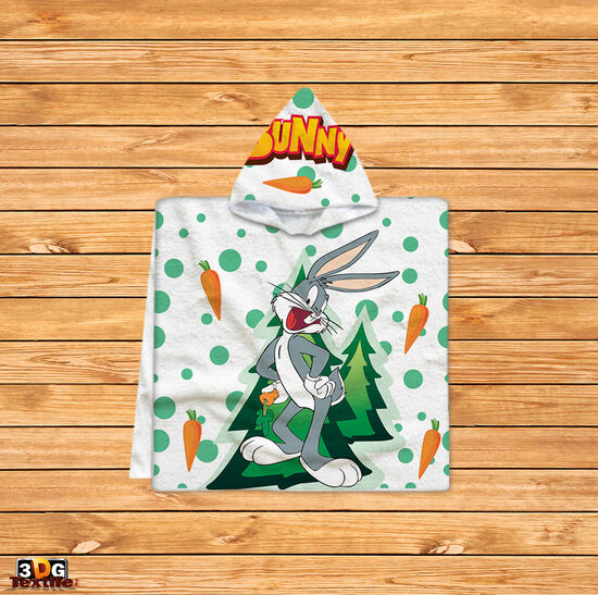 Poncho pentru copii Bugs Bunny