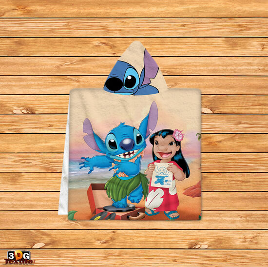 Poncho pentru copii Lilo and Stitch 2