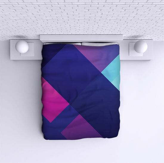 Cuvertură de pat Colorful rhombuses