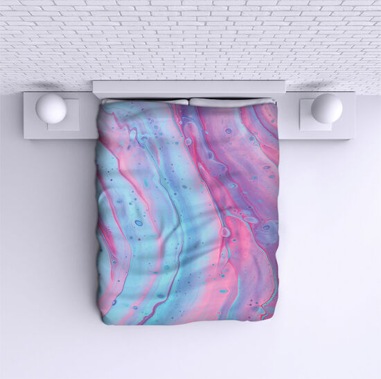 Cuvertură de pat Purple swirl