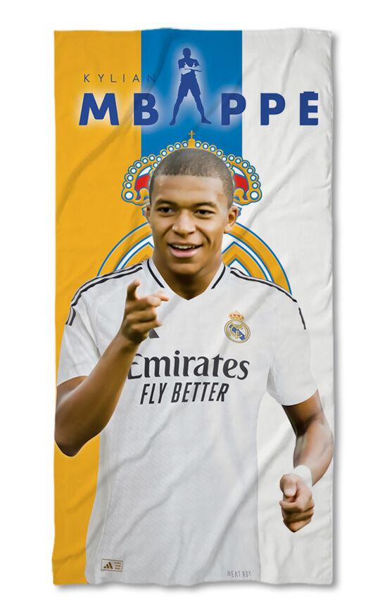 Prosop de plajă Kylian Mbappe Real Madrid 2