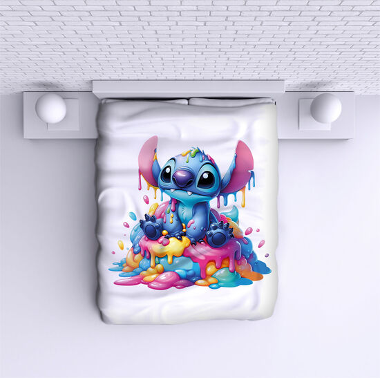 Cuvertură de pat Stitch Ice cream