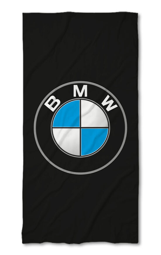 Prosop de plajă BMW logo black