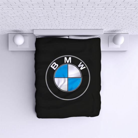 Cuvertură de pat BMW logo black