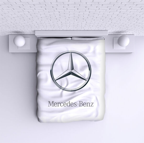 Cuvertură de pat Mercedes logo