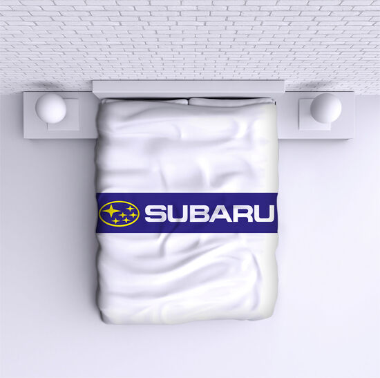 Cuvertură de pat Subaru white