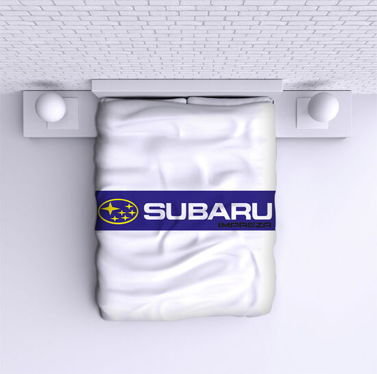 Cuvertură de pat Subaru Impreza white