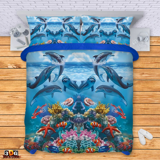 Lenjerie de pat Dolphins
