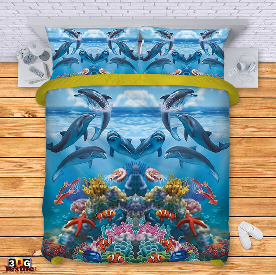Lenjerie de pat Dolphins