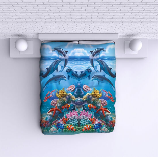 Cuvertură de pat Dolphins