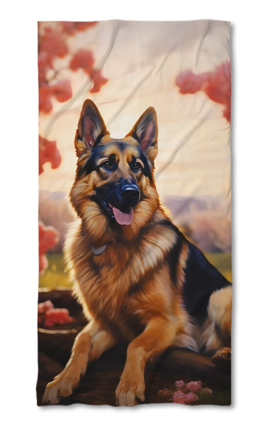 Prosop de plajă German Shepherd 2025