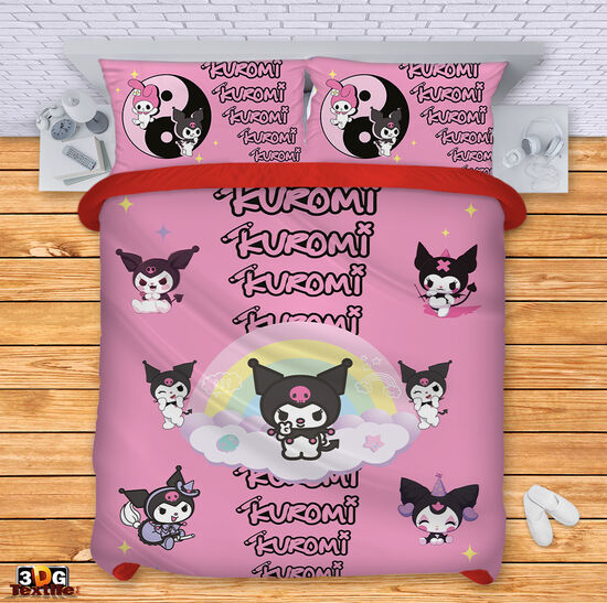 Lenjerie de pat Kuromi