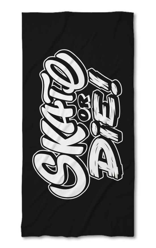 Prosop de plajă Skate or die 2