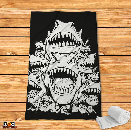 Pătură polar Shark attack