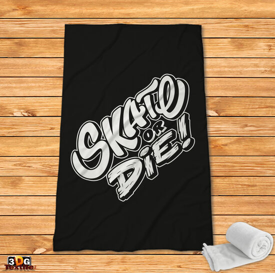 Pătură polar Skate or die 2