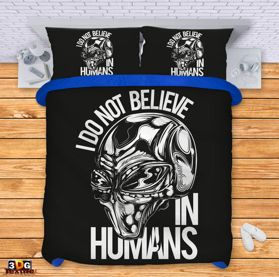 Lenjerie de pat I don't believe in humans