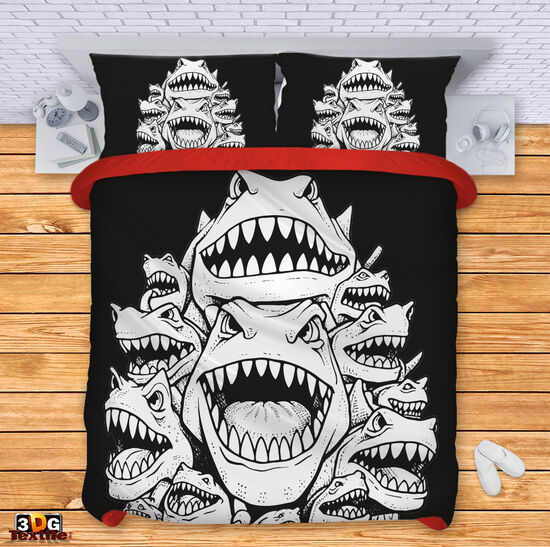 Lenjerie de pat Shark attack