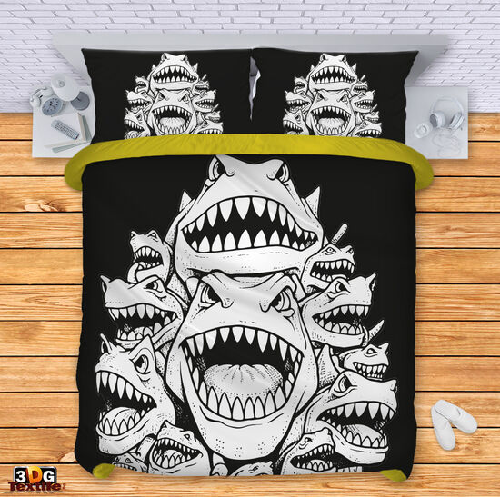 Lenjerie de pat Shark attack