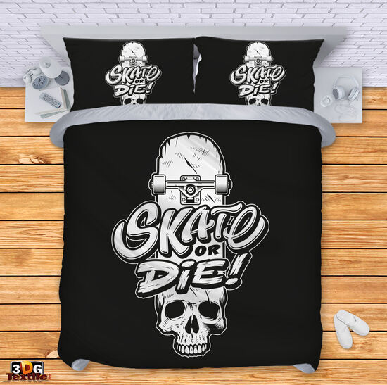 Lenjerie de pat Skate or die
