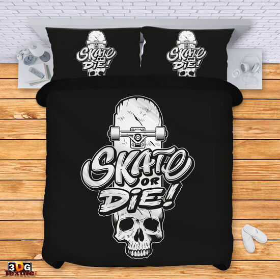 Lenjerie de pat Skate or die